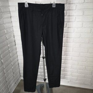 Reebok Men's Size 34/32 Zipper & Button Closure Black Pants